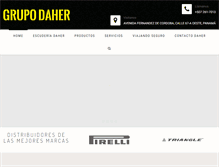 Tablet Screenshot of grupodaher.com